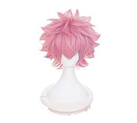 Ashido Mina Wig Cosplay Costume Men Women Short Synthetic Hair Party Role Play Wigs