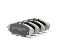 ASHIKA 50-W0-004 Brake pad set