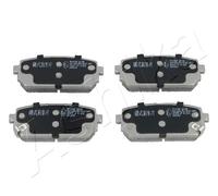 Brake pads Rear Axle 51-0K-K10 ASHIKA for KIA CARENS III MPV