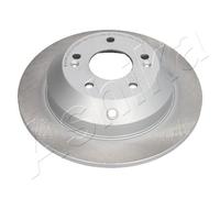 2x Brake disc Rear Axle solid 61-0K-K16C ASHIKA for KIA HYUNDAI