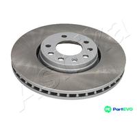 ASHIKA FRONT 2 X BRAKE DISC 6000009C FOR OPEL SAAB CADILLAC
