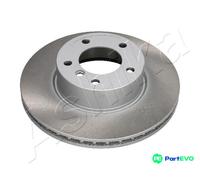 2x Brake disc Front Axle Vented 60-00-038C ASHIKA for BMW 3 3 Touring 3 Coupe 1