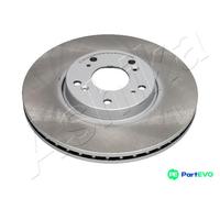 2x Brake disc Front Axle Vented 60-04-403C ASHIKA for HONDA ACCORD VII