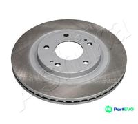 2x Brake disc Front Axle Vented 60-05-507C ASHIKA for MITSUBISHI SHOGUN PININ I