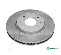 ASHIKA FRONT 2 X BRAKE DISC 6005527C FOR MITSUBISHI