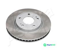 ASHIKA FRONT 2 X BRAKE DISC 6005537C FOR MITSUBISHI