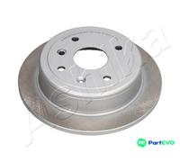 ASHIKA REAR 2 X BRAKE DISC 610WW03C FOR CHEVROLET DAEWOO