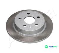 2x Brake disc Rear Axle solid 61-0W-W09C ASHIKA for SAAB OPEL CHEVROLET