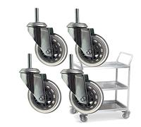 ASHILD 75 mm stem swivel castor M8 x 30 mm | M10x30mm | M12