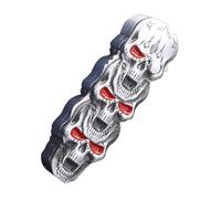 ASHILD Butane Torch Lighter,Metal Multi-Function Lighter,Windproof Lighter,Eagle Skull Cool Design,Refillable Adjustable,Outdoor Survival Tool,Gifts for Men(No Gas) (Skull)