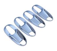 ASHILD Car Door Handle Cover for B&ENZ for Vito W447 for Metris for Valente V-Class 2014-2020 ABS External Side Door Handle Bowl Catch Cover Protection Trim(Chrome a)