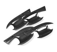 ASHILD Car Door Handle Cover for Haval H6 3rd Gen 2021-2023 GT DHT-PHEV Car Styling Outer Door Bowl Handle Stickers Protection Covers Trim(Carbon B)