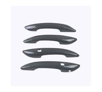 ASHILD Car Door Handle Cover for Hyundai for Sonata 2020-2023 Door Handle Covers 4 Pieces Car Electric Plate Exterior(Carbon)