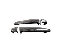 ASHILD Car Door Handle Cover for M2 F87 M4 F82 M3 F80 M2C ABS Carbon Fiber Car External Side Door Handle Bowl Catch Cover Protection Trim LHD
