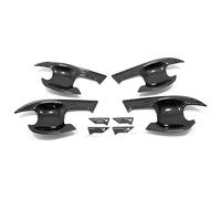 ASHILD Car Door Handle Cover for T&oyota RAV4 XA50 2019 2020 2021 2022 Car Styling Carbon Fiber Outer Door Bowl Handle Stickers Protection Covers Trim(Carbon B)