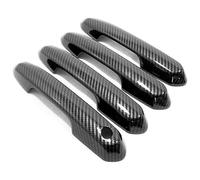 ASHILD Car Door Handle Cover for T&oyota RAV4 XA50 2019 2020 2021 2022 Car Styling Carbon Fiber Outer Door Bowl Handle Stickers Protection Covers Trim(Carbon E)
