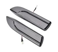 ASHILD Car Turn Signal Light For Panamera 970 G1 2009-2016 2Pcs Side Marker Amber Lamps Repeater Blinker Car Indicator Turn Signal Dynamic Light Lamp Assembly(Dynamic Smoked)