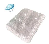 ASHILD Transparent Weatherproof Tarp 1.6x4m, Waterproof Clear Tarpaulin, Tarps Thickened Balcony Rain Shelter Foldable Tarpaulin for Outdoor Home Garden Camping (A 1.6x4m)