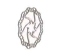 Ashima Airotor 6 Bolt 180mm / 185mm Silver 6 Bolt 180mm