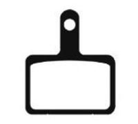 Ashima Bicycle Cycle Bike Semi-Metal Pads - Shimano Pre 2011/Tektro