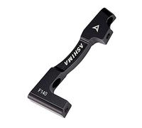 Ashima Bike Parts Flat Mount Pm Caliper Fm Fork 140mm: Pm Cal-fm Fork 140mm Brake Adaptor, Black