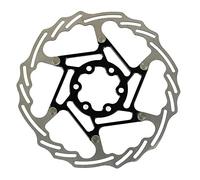 ASHIMA 2-PIECE LIGHTWEIGHT ROTOR ARO-18 (INCLUDES 6X ALLOY ROTOR BOLTS): BLACK 180MM