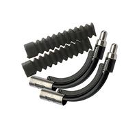 Ashima Super Noodle Kit Front & Rear 135° + 90° Brake Spare, Black