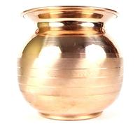 ASHIRWAD Pure Copper Lota for Pooja Hindu Prayer Kalash Arti Pot | AE000025-06 (1.2L)