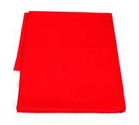 ASHIRWAD Yellow and Red Colour Cotton Cloth for Puja Hindu Pooja God Aasan, Coconet, Statue Shankh Wrap | AE000045-01 (Red Cloth, 1 Yard)