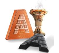 Ashjan Oudh Bakhoor - 40g By Spirit of Dubai Luxury Incense Brick - Fruity Floral Gourmand Fragrance - Single Pack for Meditation, Prayer & Home Ambiance