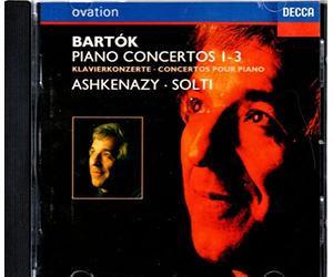 Ashkenazy:Solti:Lpo - Bartok:Pno Concertos 1-3