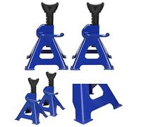 ASHL Heavy Duty Jack Stands 7.48 x 7.87 x 9.25 in Adjustable Axle Stands with 9-stage Height Adjustment Pair Jack Stands 3 Ton - Safety Locking System Lifting Jack Tool for Car, Furniture, Appliance