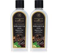 Ashleigh & Burwood - 500 mL - Actively Purifies, Cleanses, and Perfumes Home - Promotes Wellbeing - Made in UK with Natural Ingredients - Burning Time 20 Hours, Spicy Bergamot Oud (Pack of 2)