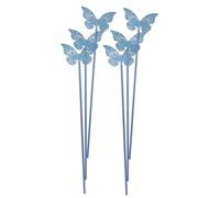 ASHLEIGH & BURWOOD Fibre Diffuser Reeds Coloured Butterflies Replacement Fibre Reeds 3 Butterfly Reeds Per Pack (Butterfly Blue, 1 Pack)