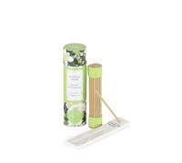 Ashleigh & Burwood Jasmine & Tuberose Mini Incense Set 37 premium-quality miniature incense sticks, one miniature ceramic holder