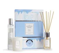 Ashleigh & Burwood Scented Home Gift Set - Fresh Linen Reed Diffuser, Room Spray & Votive Soy Wax Blend Candle - Fresh Citrus Scent - Aloe + Lavender