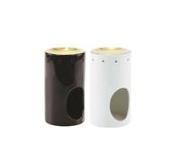 Ashleigh & Burwood Wax Melt/oil Burner - Tower (White & Gold)
