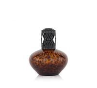 Ashleigh & Burwood Wild Cat Large Glass Fragrance Lamp, Brown/Black