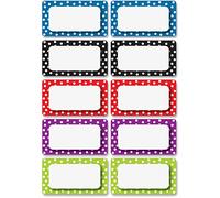 Ashley 10118 Dry-Erase Nameplate Magnets Dots 10/PK Multi