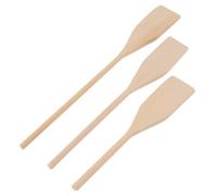Ashley 3pc Wooden Kitchen Spatula Set - 3 Sizes in Brown Ashley Brown