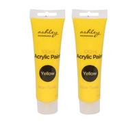 Ashley Acrylic Paints - 100Ml - Yellow - Pack Of 2