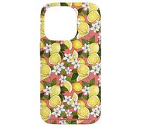 Ashley Benson Fresh Lemons and Flowers Colorful Summer Case for iPhone 14 Pro