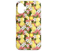 Ashley Benson Fresh Lemons and Flowers Colorful Summer Case for iPhone 16 Plus