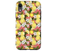 Ashley Benson Fresh Lemons and Flowers Colorful Summer Case for iPhone XR