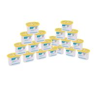 Ashley Dehumidifier 500ml Pack of 20 - Vanilla - Interior Condensation Moisture Remover Mildew Absorber for Damp, Mould, Kitchen, Caravan, Car, Home, Bedroom, Wardrobe, Garage, Bathroom, Basement