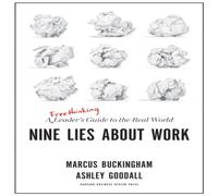 Ashley Goodall Nine Lies About Work Hardback Book in White Ashley Goodall White