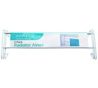 Ashley Housewares Ashley BB-RA220 3 Pack of Radiator Airers, Metal, White, 50 cm