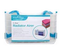 Ashley Radiator Airer BB-RA222 5-Bar Adjustable Foldable Steel White 2.9m Drying Space