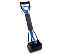 ASHLEY HOUSEWARES Long Handle Dog Cat Pet Pooper Scooper Poop Scoop Waste Jaw Grabber Dirt Pickup Easy Squeeze Trigger