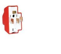 Ashley Klik P64AX 6 Amp 4 Pin Plug WHITE.